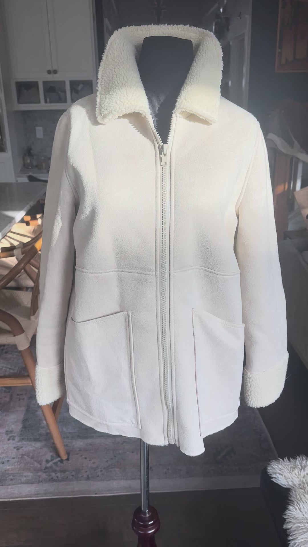 Mother Timber Faux Sherpa Jacket